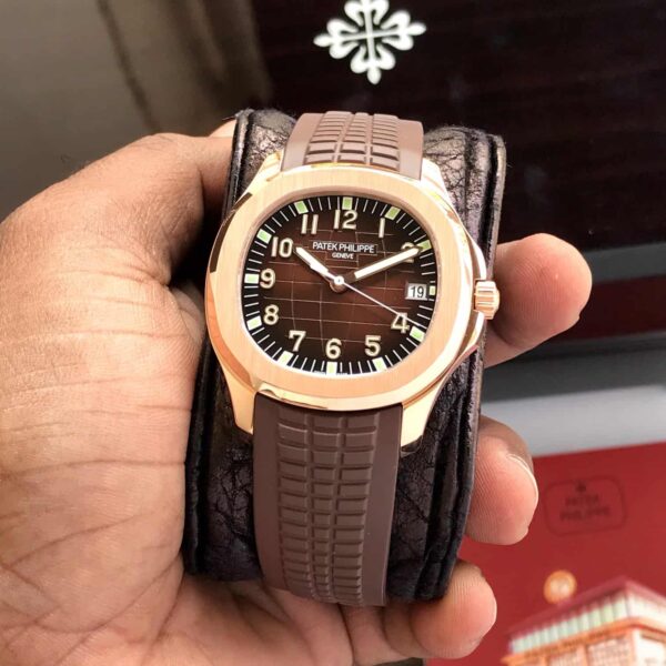 Patek Philippe Aquanaut 5167R firstcopy Rosegold Brown Dial Swiss ETA Automatic Men’s Watch
