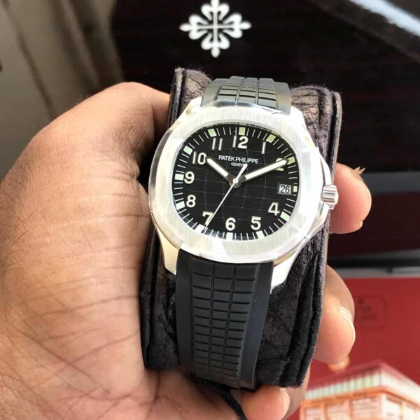 Patek Philippe Aquanaut firstcopy Silver Black Swiss ETA Automatic Men’s Watch