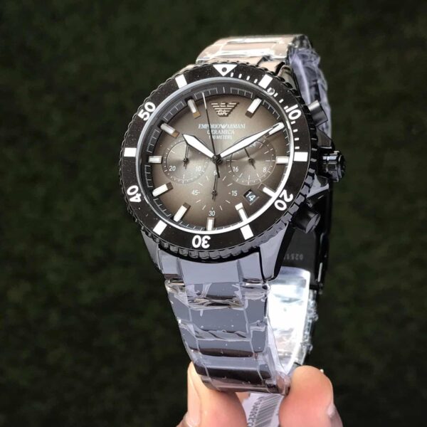 Emporio Armani AR70010 Firstcopy Black Ceramic Chronograph Men's Watch