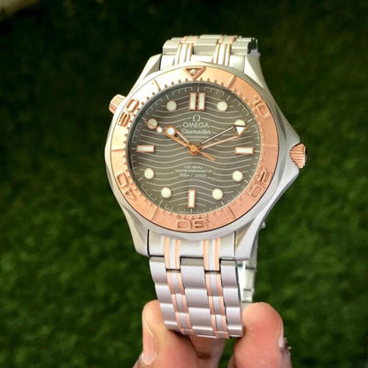 Omega Seamaster firstcopy Grey Dial Co-Axial Automatic Matte Finish Men’s Watch