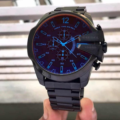 Diesel Mega Chief firstcopy DZ4318 Black Chronograph Men’s Watch