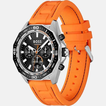 Hugo Boss 1513970 Men’s Sports Orange Silicon Firstcopy Replica Watch