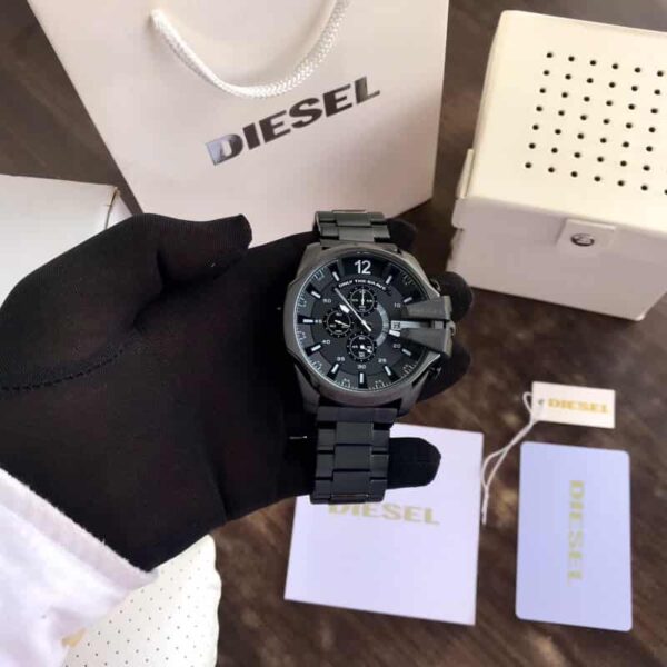 Diesel Mega Chief firstcopy DZ4283 Full Black Chronograph Men’s Watch