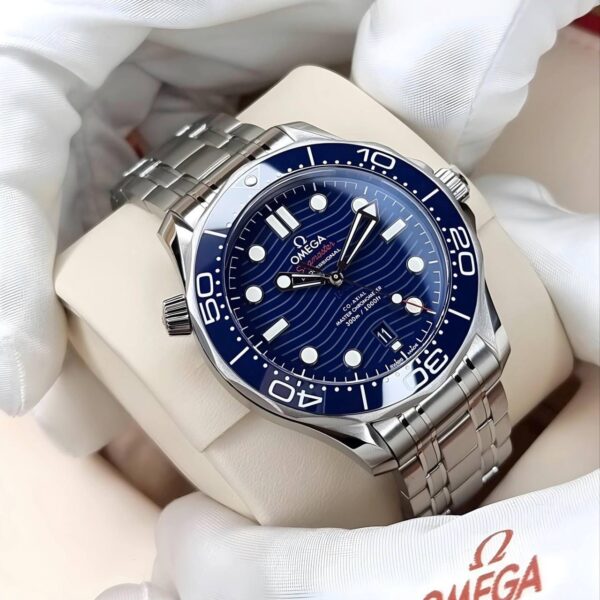 Omega Seamaster firstcopy Blue Dial Co-Axial Automatic Stainless Steel Men’s Watch