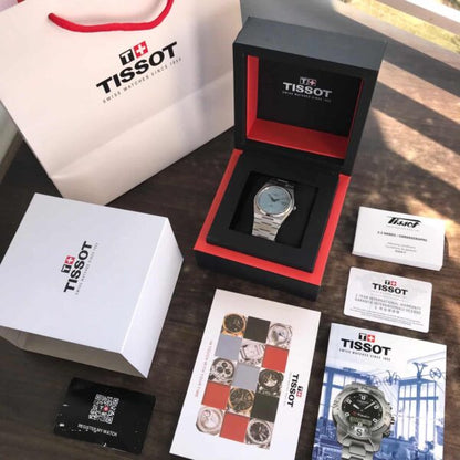 Tissot PRX Powermatic Steel Ice Blue Tiffany Edition firstcopy Men’s Watch