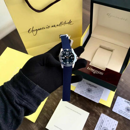 Longines HydroConquest firstcopy Silver Blue Fiber Automatic Men’s Watch