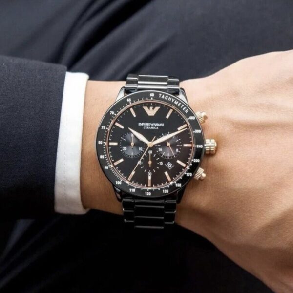 Emporio Armani AR70002 Firstcopy Full Black Ceramic Men's Watch