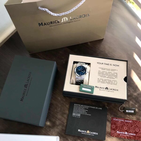 Maurice Lacroix Aikon firstcopy 40mm Quartz Stainless Steel Blue Dial Men’s Watch