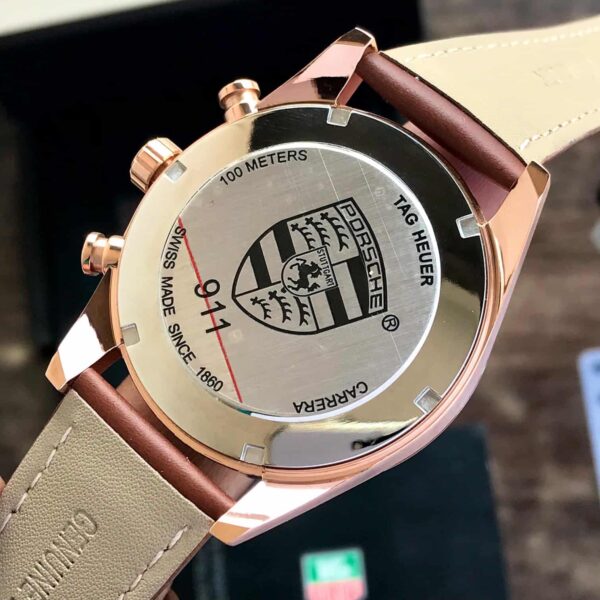 Tag Heuer Carrera Chronosprint X 911 Porsche White Dial Japanese Mens Watch firstcopy