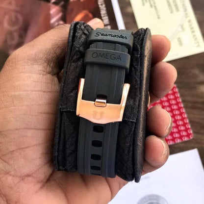 Omega Seamaster firstcopy 300M Co-Axial Chronograph Black Rubber Strap Men’s Watch