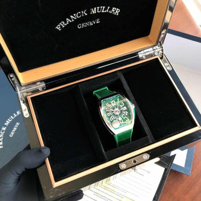 Franck Muller Vanguard firstcopy V45 Steel Green Swiss ETA Automatic Men’s Watch