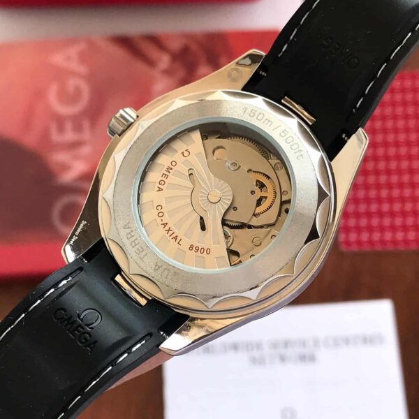 Omega Aqua Terra firstcopy Turquoise Dial Black Rubber Automatic Men’s Watch