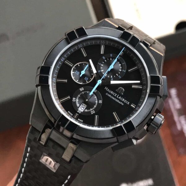 Maurice Lacroix Aikon firstcopy Black PVD Quartz Chronograph Limited Edition Men’s Watch