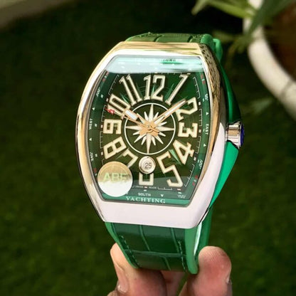 Franck Muller Vanguard firstcopy V45 Steel Green Swiss ETA Automatic Men’s Watch