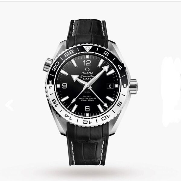 Omega Seamaster firstcopy Super Ocean GMT Premium Automatic Black Leather Men’s Watch