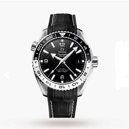 Omega Seamaster firstcopy Super Ocean GMT Premium Automatic Black Leather Men’s Watch