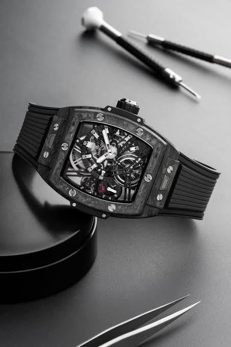 Hublot Spirit of Big Bang Tourbillon firstcopy Carbon Black 42mm Swiss Automatic Men’s Watch