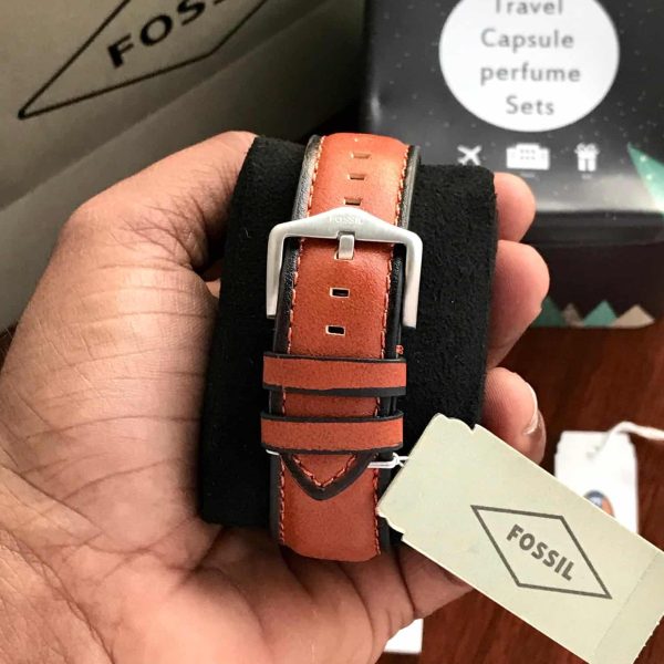 Fossil Townsman firstcopy FS5279 Chronograph Luggage Leather Men’s Watch