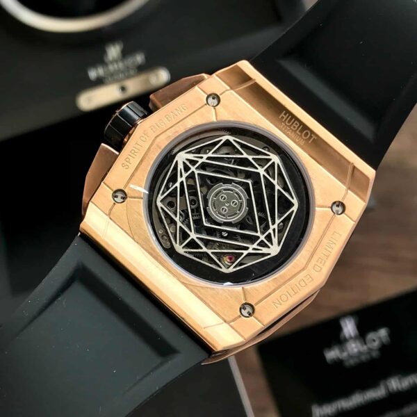 Hublot Big Bang Sang Bleu King Gold Pave firstcopy Diamond Bezel 42mm Men’s Watch