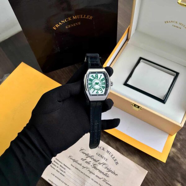 Franck Muller Vanguard firstcopy Crazy Hours Green Swiss ETA V45CHBR Automatic Men’s Watch