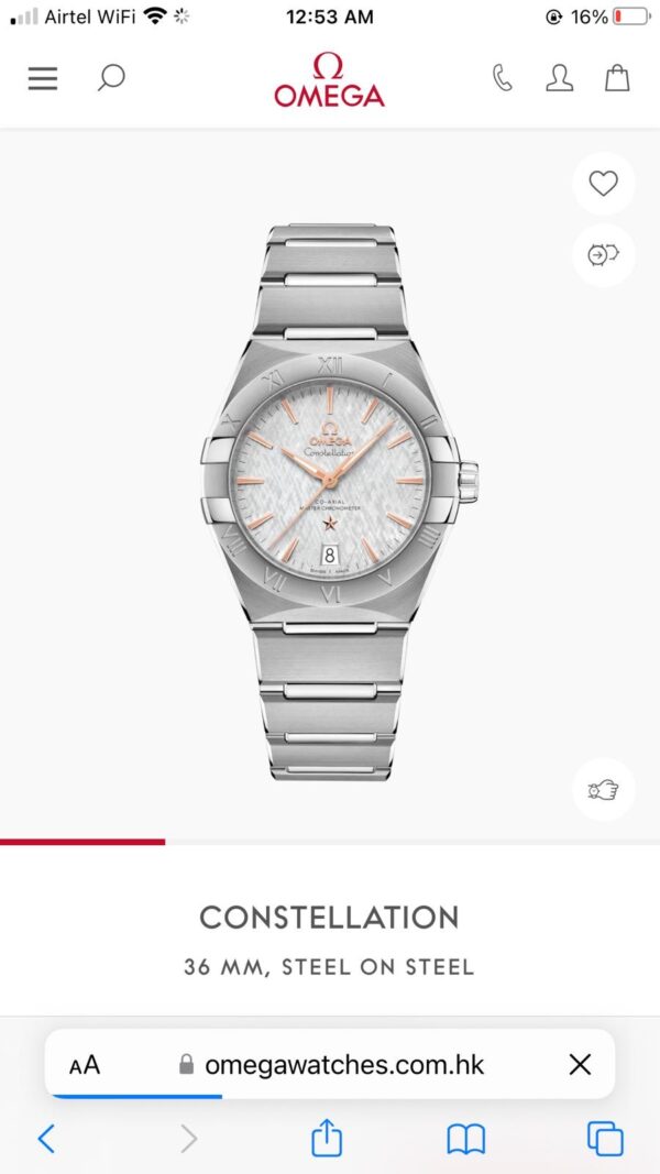 Omega Constellation firstcopy Japanese Automatic Premium Men’s Watch