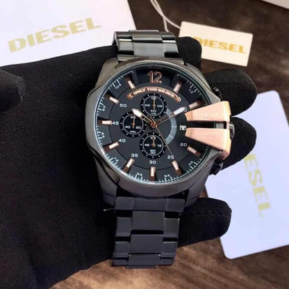 Diesel Mega Chief firstcopy DZ4318 Black Chronograph Men’s Watch