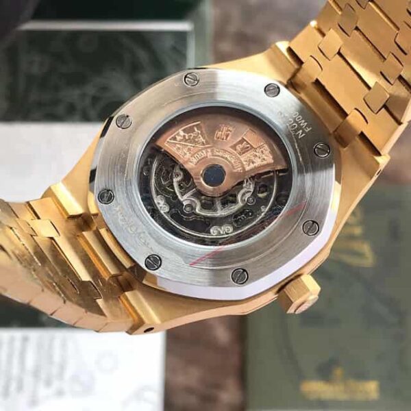 Audemars Piguet Royal Oak Double Balance Gold Skeleton Dial Automatic Firstcopy