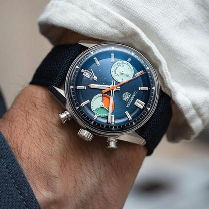 Tag Heuer Grand Carrera Skipper Stainless Steel Japanese Mens Watch firstcopy