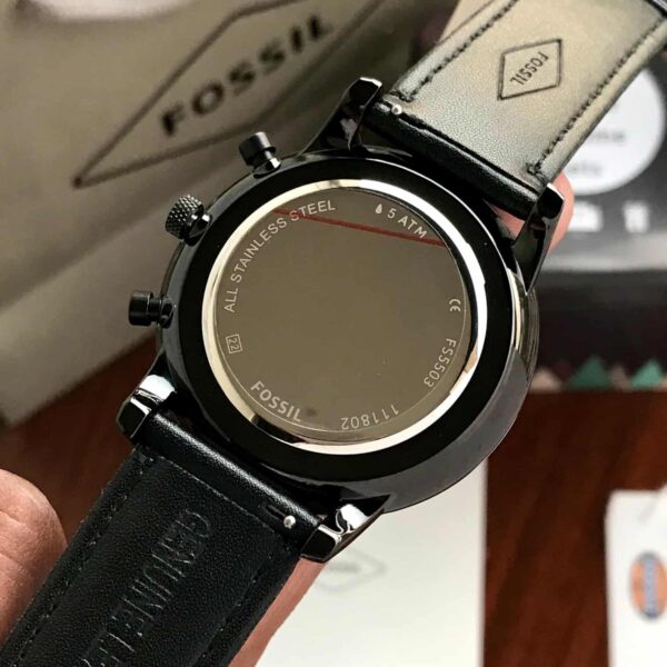 Fossil Neutra firstcopy FS5503 Chronograph Black Leather Men’s Watch
