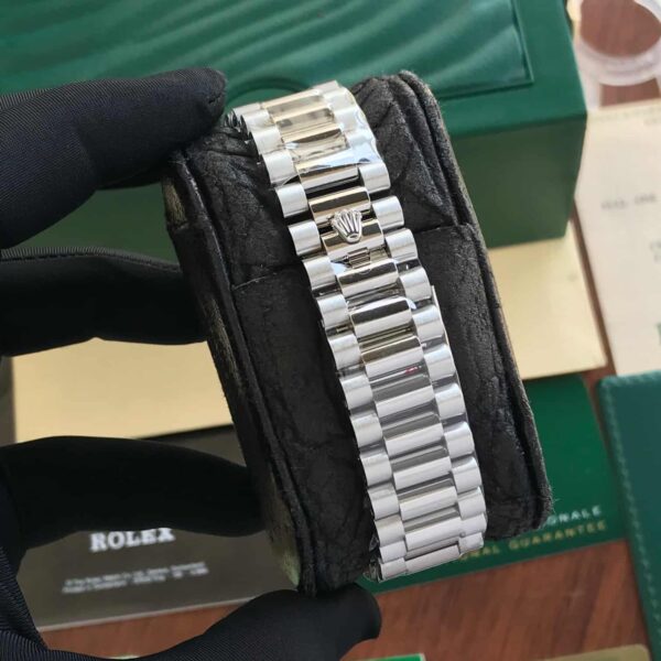 Rolex Day-Date 41 Silver Blue Ombre Dial Swiss ETA Firstcopy Watch
