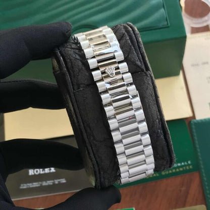 Rolex Day-Date 41 Silver Blue Ombre Dial Swiss ETA Firstcopy Watch