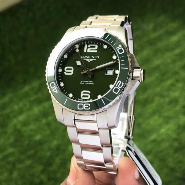 Longines HydroConquest firstcopy Stainless Steel Automatic Green Dial Men’s Watch