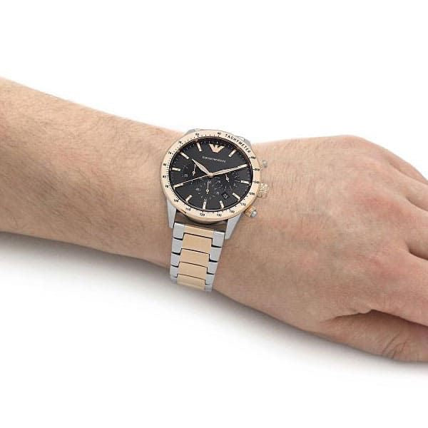 Emporio Armani AR11521 Firstcopy Two Tone Stainless Steel Men's Watch