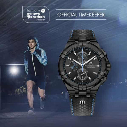 Maurice Lacroix Aikon firstcopy Black PVD Quartz Chronograph Limited Edition Men’s Watch