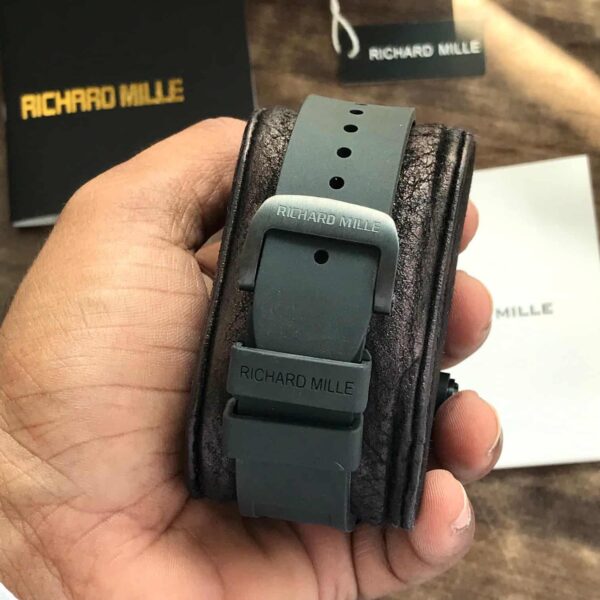 Richard Mille RM57 firstcopy Tourbillon Full Black Skeleton Automatic Men’s Watch