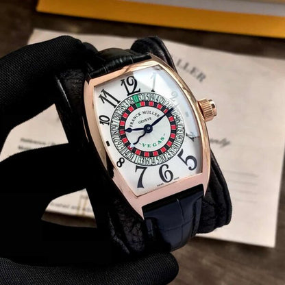 Franck Muller Vegas firstcopy Casino Table Rosegold White Dial Automatic Men’s Watch