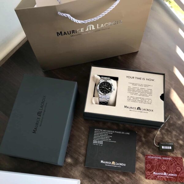 Maurice Lacroix Aikon firstcopy 40mm Quartz Stainless Steel Black Dial Men’s Watch