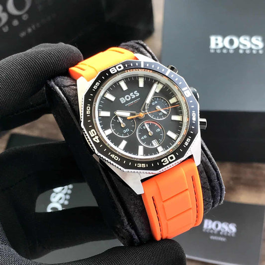 Hugo Boss 1513970 Men’s Sports Orange Silicon Firstcopy Replica Watch