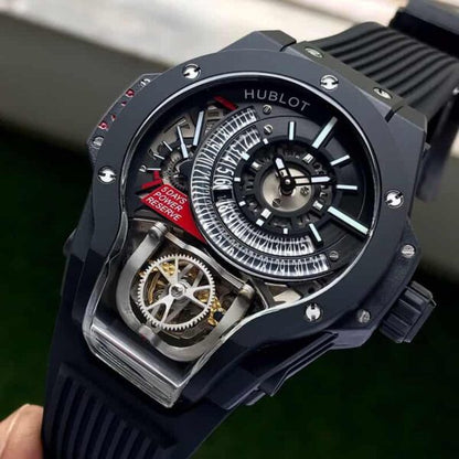 Hublot MP-09 Tourbillon firstcopy Bi-Axis King Dark Black Men’s Watch