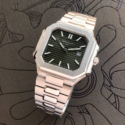 Patek Philippe Cubitus firstcopy Stainless Steel Olive Green Dial Men’s Watch