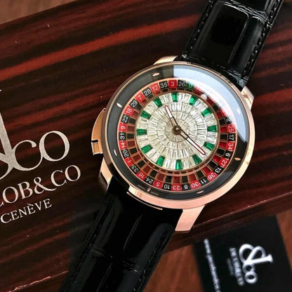 Jacob & Co Casino Tourbillon Rose Gold Men’s Sports Firstcopy Replica ETA Watch