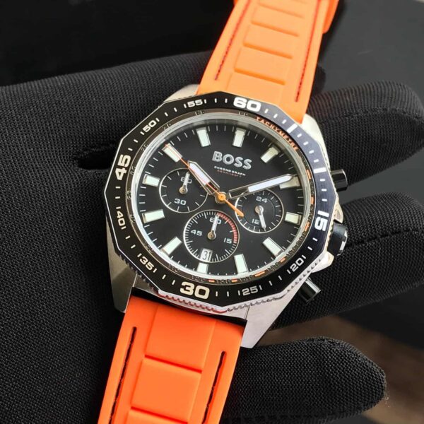 Hugo Boss 1513970 Men’s Sports Orange Silicon Firstcopy Replica Watch