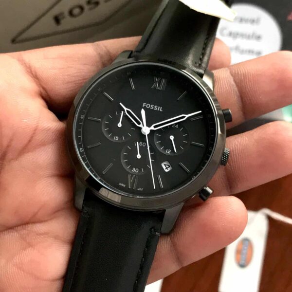 Fossil Neutra firstcopy FS5503 Chronograph Black Leather Men’s Watch