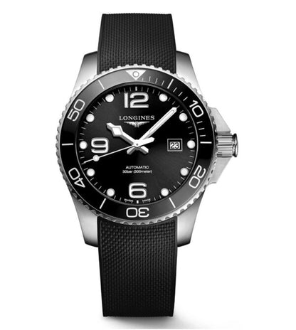 Longines HydroConquest firstcopy Silver Black Fiber Automatic Men’s Watch