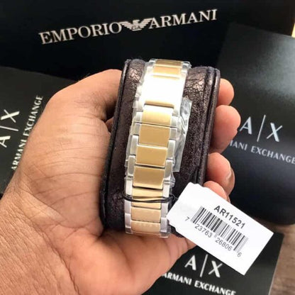Emporio Armani AR11521 Firstcopy Two Tone Stainless Steel Men's Watch