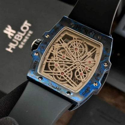 Hublot Spirit of Big Bang Tourbillon firstcopy Carbon Blue 42mm Swiss Automatic Men’s Watch
