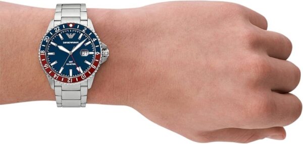 Emporio Armani AR11590 Firstcopy Diver GMT Blue Dial Men's Watch