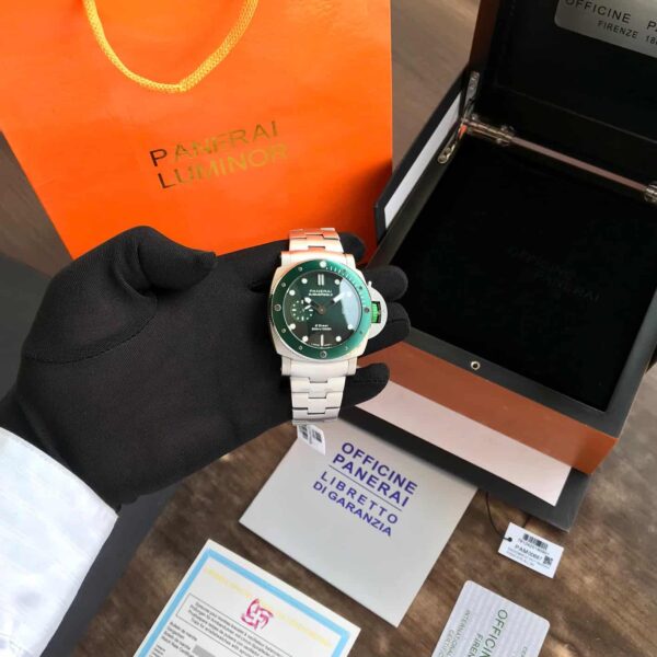 Panerai Luminor Submersible firstcopy Stainless eSteel Green Dial Automatic Men’s Watch