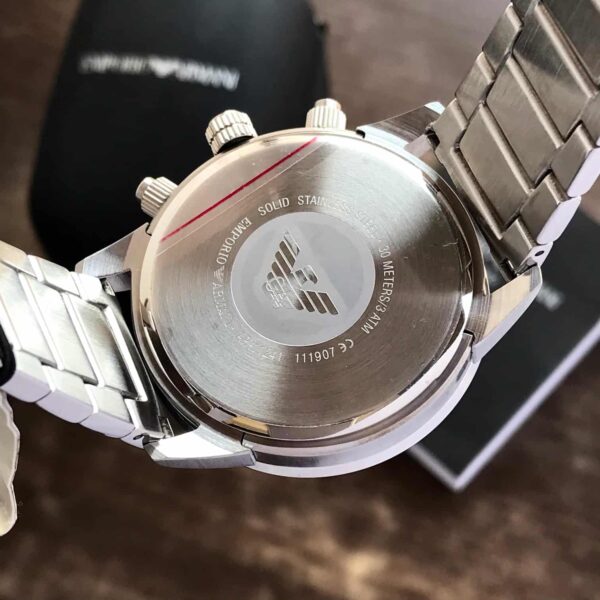 Emporio Armani AR11241 Firstcopy Black Dial Stainless Steel Men's Watch