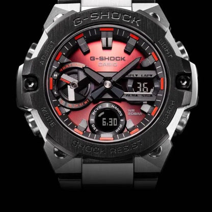 Casio G-Shock G-Steel firstcopy GST-B400 Stainless Steel Red Dial Men’s Watch